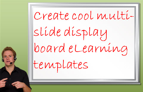 eLearning Template Display Board