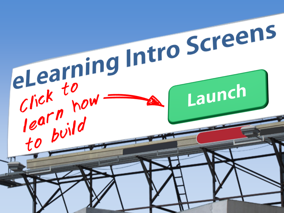 eLearning Intro Screens - How to Build