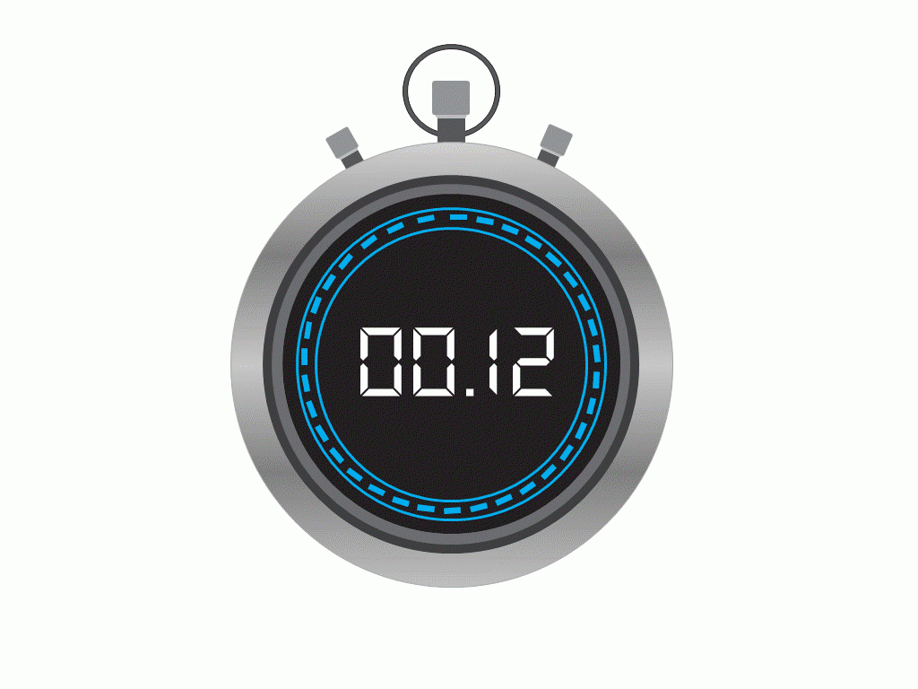 PowerPoint Timer Animations - Stopwatch and Hourglass Templates