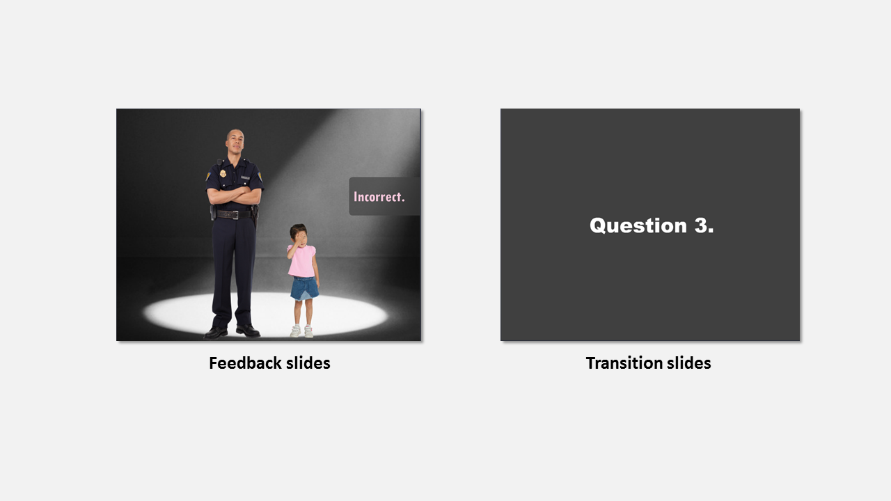 feedback slides and transitions