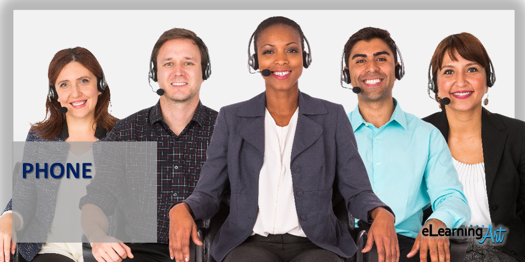 eLearning characters call center