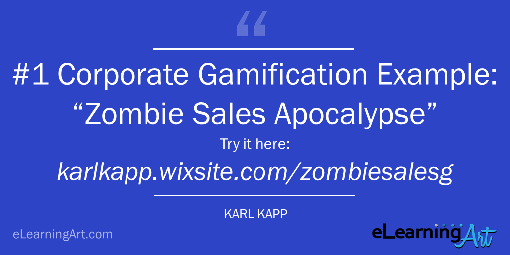 Corporate gamification example