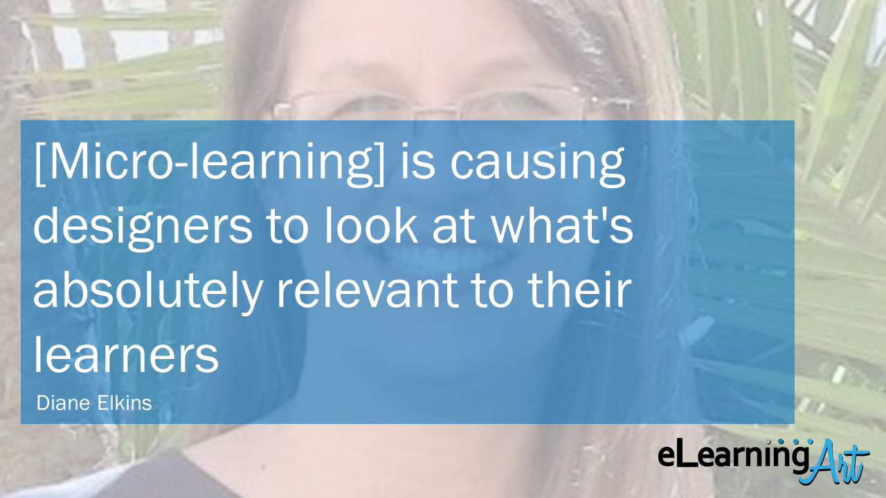 eLearning Trends 2018 Micro Learning Diane Elkins