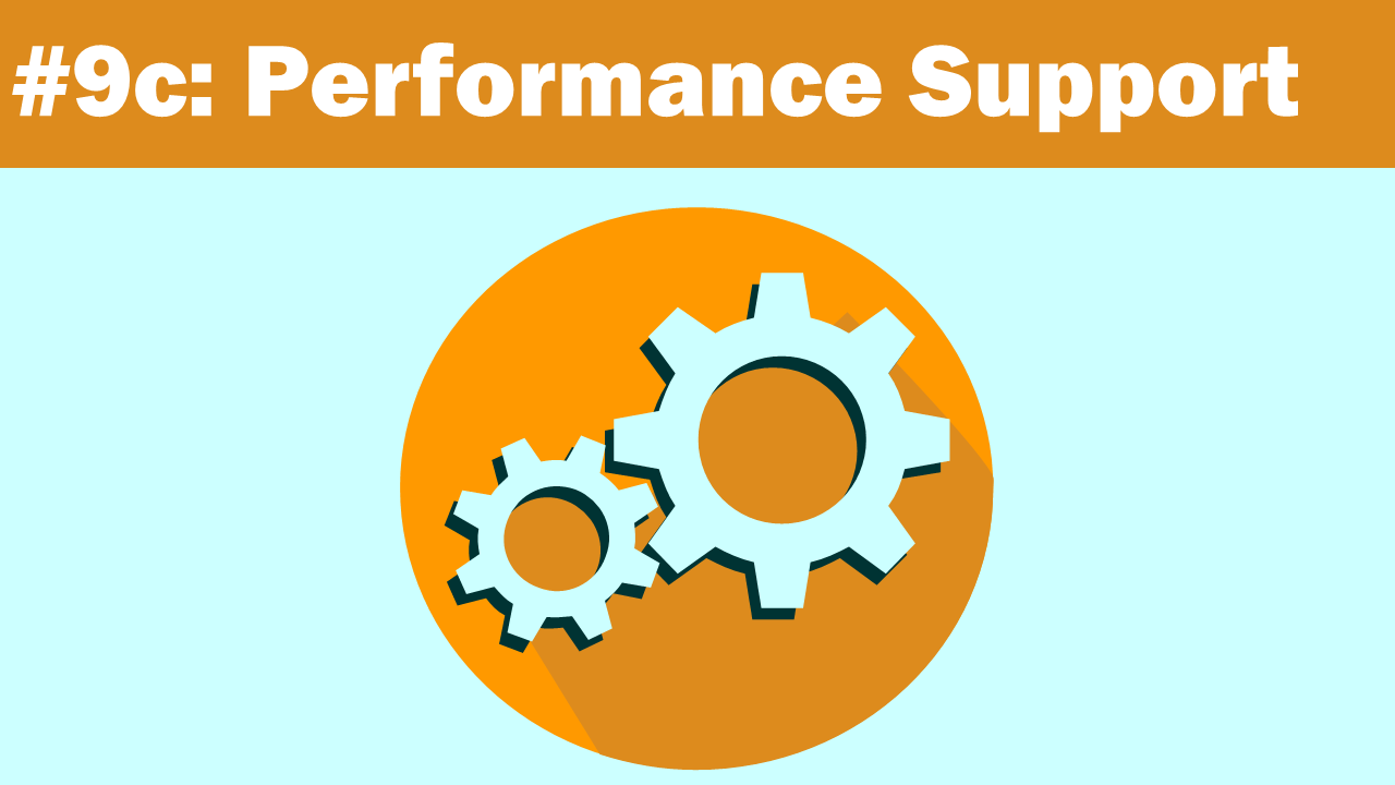Performance Support - eLearning Trends 2018