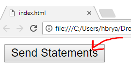 Send statements button