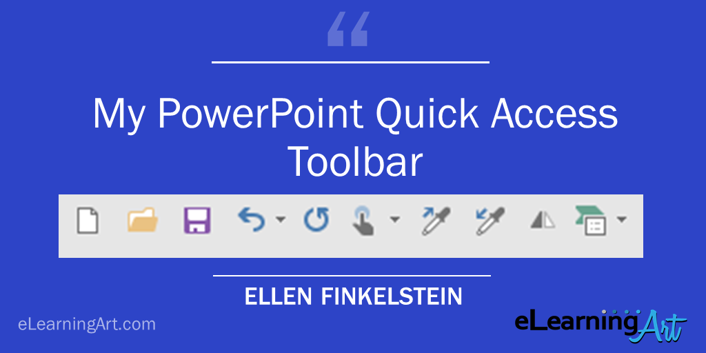 PowerPoint Quick Access Toolbar Example