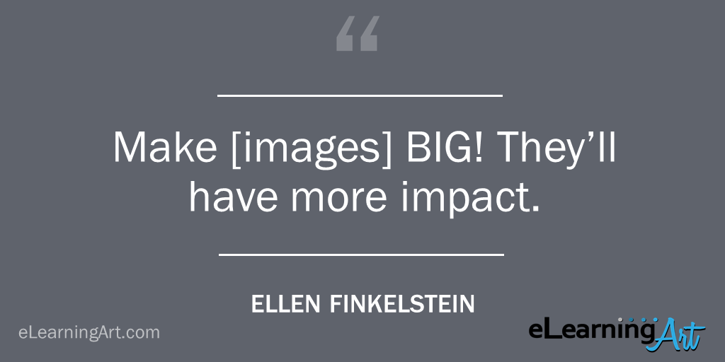 Presentation Tip- Make Images Big