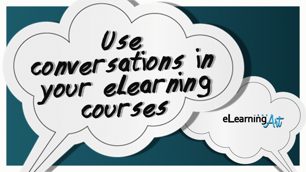 Use conversations in eLearning courses