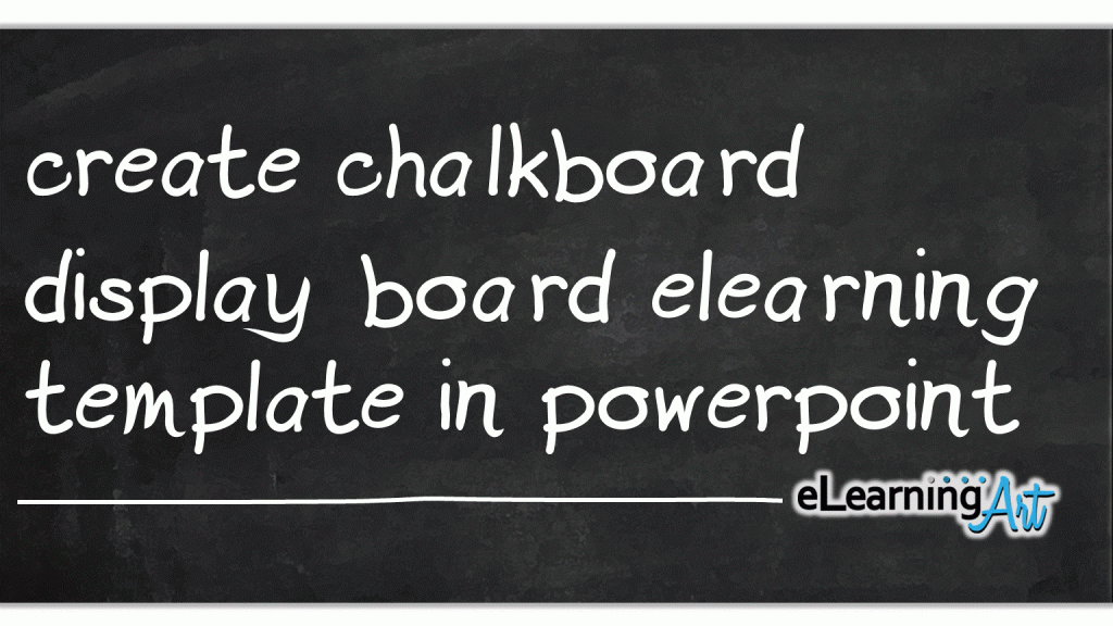 PowerPoint eLearning Template Display Board