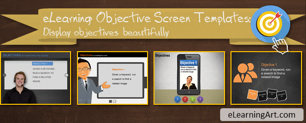eLearning objective templates