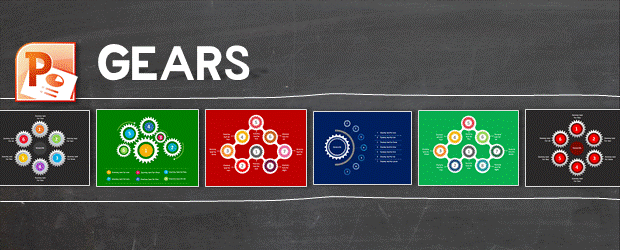 PowerPoint Gear Templates