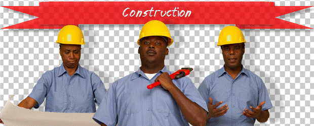 Construction workers in uniform images