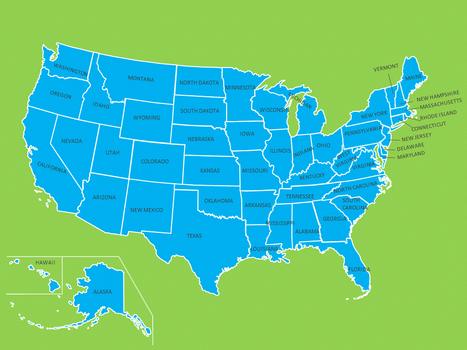 Editable Us Map Template For Powerpoint With States S - vrogue.co