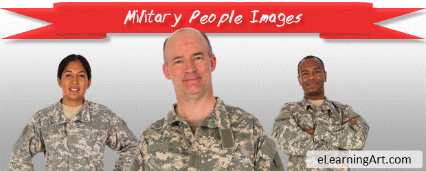 Military People Cutout Images