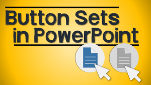 Create Button Set in PowerPoint tutorial