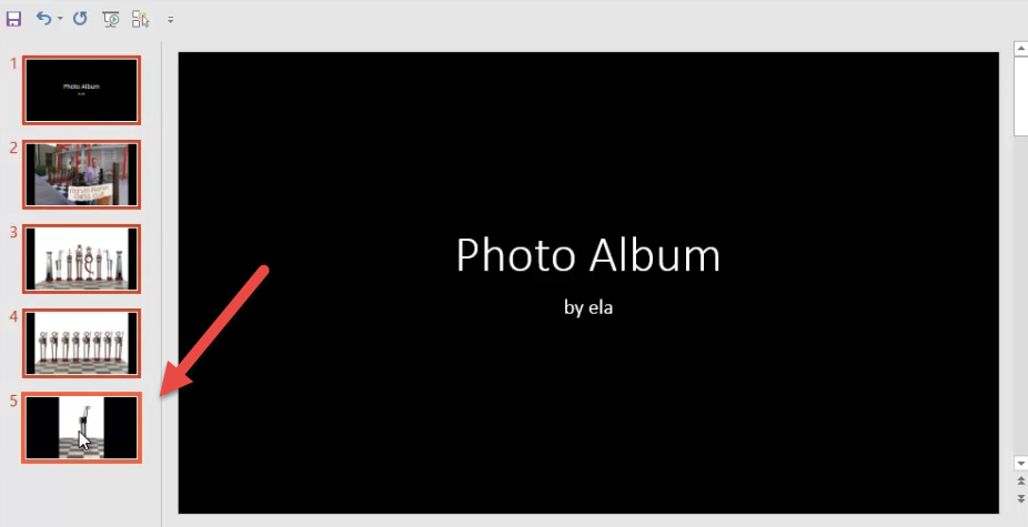 Create A Photo Slideshow In PowerPoint ELearningArt