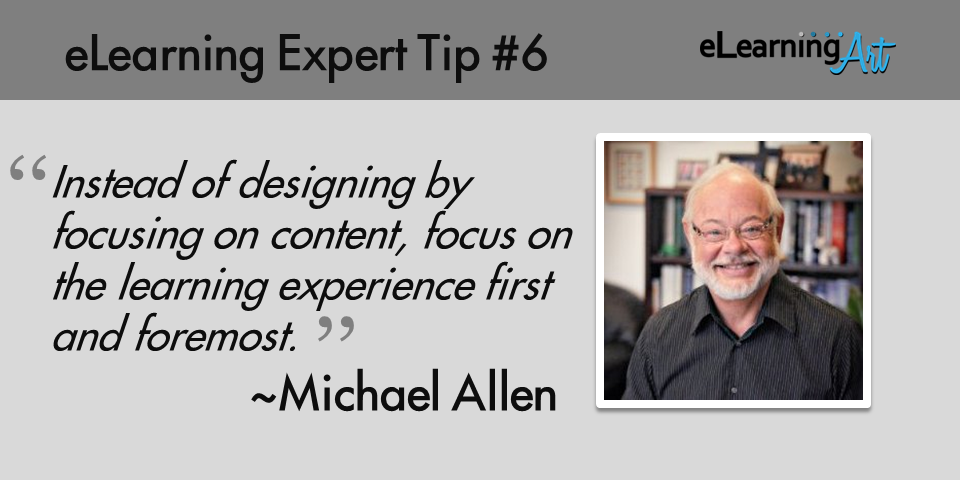 expert-elearning-tip-006-michael-allen