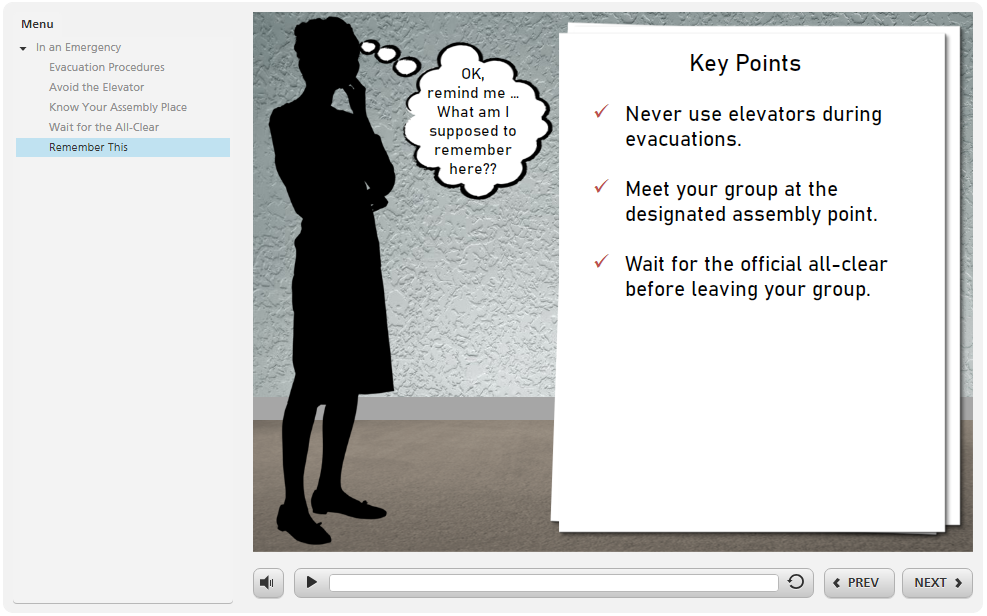 Articulate Storyline Example Silhouette Template Knowledge Check Elearningart