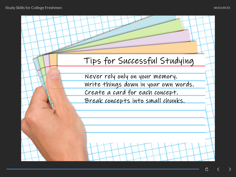 Articulate Storyline Example - Hands With Note Cards