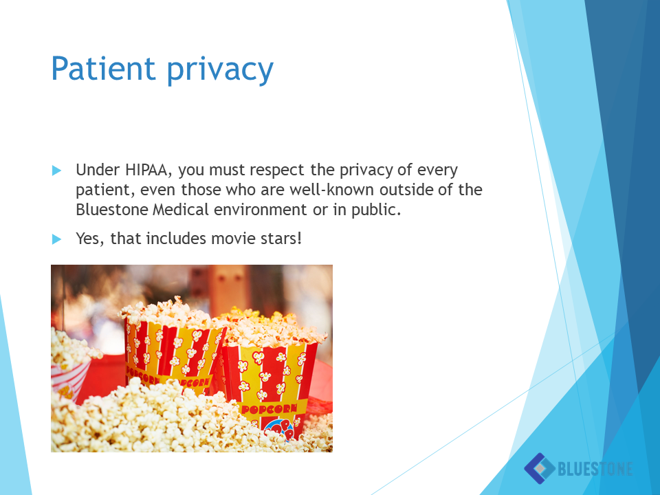 Bad eLearning Example - Patient Privacy