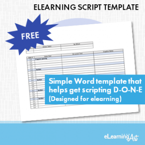 eLearning Script Template