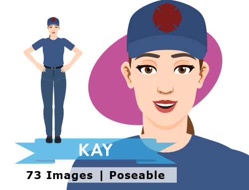 Specialty eLearning Characters  Photo Cut Outs of Community People